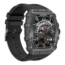 Charger l'image dans la galerie, Montre connectée NASA AMOLED IP67 Grand écran résolution haute définition bracelet en silicone couleur Noir cadran Noir