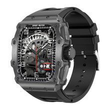 Charger l'image dans la galerie, Montre connectée NASA AMOLED IP67 Grand écran résolution haute définition bracelet en silicone couleur Noir cadran Noir