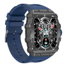 Charger l'image dans la galerie, Montre connectée NASA AMOLED IP67 Grand écran résolution haute définition avec bracelet en silicone couleur Bleu cadran Noir