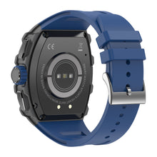 Charger l'image dans la galerie, Montre connectée NASA AMOLED IP67 Grand écran résolution haute définition avec bracelet en silicone couleur Bleu cadran Noir