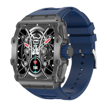 Charger l'image dans la galerie, Montre connectée NASA AMOLED IP67 Grand écran résolution haute définition avec bracelet en silicone couleur Bleu cadran Noir