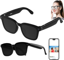 Charger l'image dans la galerie, Lunettes intelligentes multifonctions NASA édition .GRAVITY t transmission Wi-Fi, Bluetooth Microphone Et Haut-Parleur Intégré Monture Mat Noir Verres Graphite Modèle Unisex design