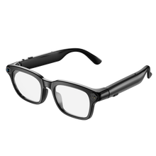 Charger l'image dans la galerie, Lunettes intelligentes multifonctions NASA édition VISION Caméra 8 MP avec capteur Photo & Vidéo Haute Définition transmission Wi-Fi, Bluetooth Microphone Et Haut-Parleur Intégré Monture Mat Noir Verres Incolore Modèle Unisex design