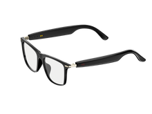 Charger l'image dans la galerie, "Lunettes intelligentes multifonctions NASA édition .ICARE transmission Wi-Fi, Bluetooth Microphone Et Haut-Parleur Intégré Monture Mat Noir Verres Incolore Modèle Unisex design"