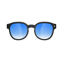 Charger l'image dans la galerie, Lunettes intelligentes multifonctions NASA édition FUTURA Caméra,prise de photos, enregistrement vidéo et audio, appels Bluetooth, lecture de musique, assistant vocal, transmission sans fil Wi-Fi, Monture Mat Noir Verres Bleu Modèle Unisex design