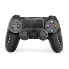 Charger l'image dans la galerie, Manette de jeu pour PS4 sans fil avec batterie rechargeable 1000mAh intégrée, gyroscope et haut-parleur - couleur Noir