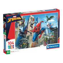Charger l'image dans la galerie, Clementoni Marvel Spider-Man - Puzzle Super Color pour enfants, 104 pièces