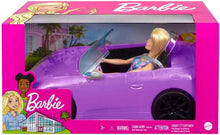 Charger l'image dans la galerie, MATTEL Poupée Barbie et sa voiture décapotable
