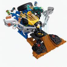Charger l'image dans la galerie, Hot Wheels Monster Trucks Arena Smashers Combat Mega-Wrex vs Gorzilla Coffret avec véhicule Mega-Wrex inclus 2 Voitures