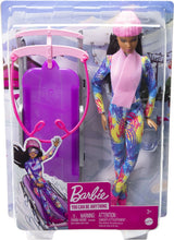 Charger l&#39;image dans la galerie, Mattel, Coffret barbie et sa luge HGM74-0
