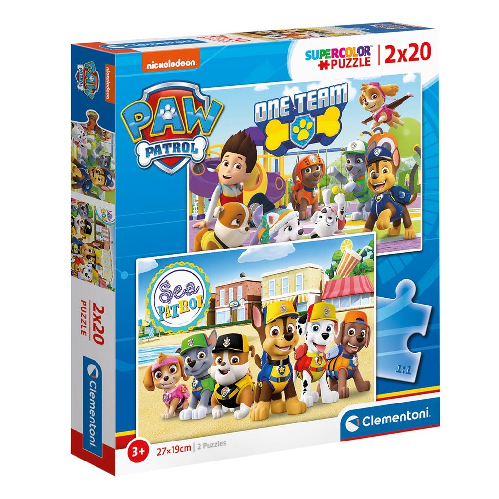 Clementoni Paw Patrol Puzzle 2x20 Pieces