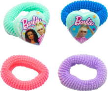 Charger l&#39;image dans la galerie, Barbie hair accessories set with 2 glitter hair clips, 4 hair bands, comb and mirror 19x4x16 cm
