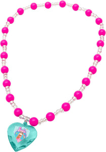 Barbie jewelry set: bracelet, necklace, 2 rings - 12x4x18 cm