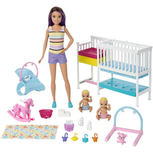 MATTEL  Barbie Skipper chambre jumeaux