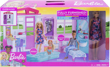Charger l&#39;image dans la galerie, MATTEL Maison de poupée Barbie avec accessoires et poupée
