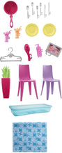 Charger l&#39;image dans la galerie, MATTEL Maison de poupée Barbie avec accessoires et poupée
