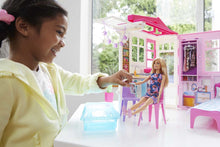 Charger l&#39;image dans la galerie, MATTEL Maison de poupée Barbie avec accessoires et poupée
