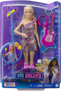 Poupée Barbie Big City Dreams - Chanteuse aux cheveux blonds