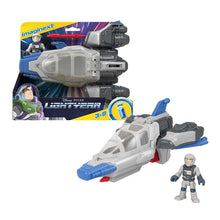 Charger l&#39;image dans la galerie, Imaginext Vaisseau spatial Hyperspeed Explorer et figurine articulée Buzz l’Éclair, Propulseurs et les Ailes mobiles
