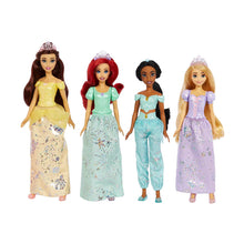 Charger l&#39;image dans la galerie, Mattel Disney  Pack de 4 poupées princesses mode
