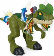 Charger l&#39;image dans la galerie, MATTEL Imaginext Jurassic World Mode Attaque Dilophosaurus
