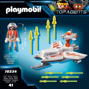 Playmobil - 70234 - Agent Volant De La Spy Team