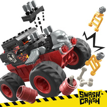 Charger l&#39;image dans la galerie, MATTEL Mega Hot Wheels Monster Trucks Bone Shaker Crash Track

