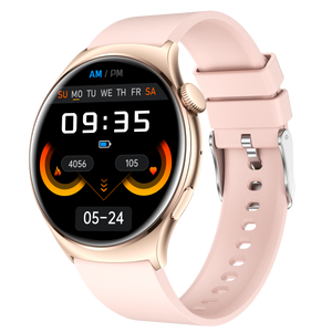 Montre connectée  AMOLED - Edition Amnésia   - (avec bracelet silicone) coleur Rose Gold