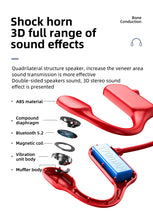 Charger l&#39;image dans la galerie, Casque audio sport Bluetooth 5.0 edition URBAN CITY couleur Rouge
