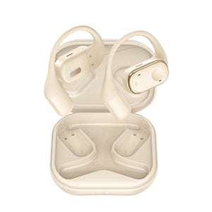 Ecouteurs sans fil Bluetooth 5.3 - Sport édtion DYNAMIC  avec Écran à LED  couleur Or Beige
