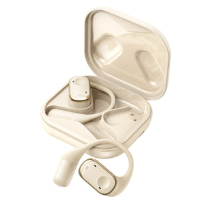 Ecouteurs sans fil Bluetooth 5.3 - Sport édtion DYNAMIC  avec Écran à LED  couleur Or Beige