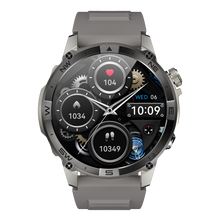 Charger l&#39;image dans la galerie, Montre connectée AMOLED  NASA GPS edition Ultra Pro écran couleur haute définition de 1,43 pouce - (avec bracelet silicone) coleur Gris

