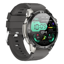 Charger l&#39;image dans la galerie, Montre connectée AMOLED  NASA GPS edition Ultra Pro écran couleur haute définition de 1,43 pouce - (avec bracelet silicone) coleur Gris
