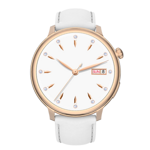 Montre connectée  AMOLED - Edition Saphir (avec bracelet silicone) coleur Rose Gold