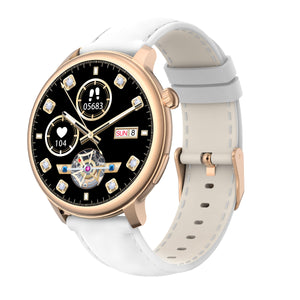 Montre connectée  AMOLED - Edition Saphir (avec bracelet silicone) coleur Rose Gold