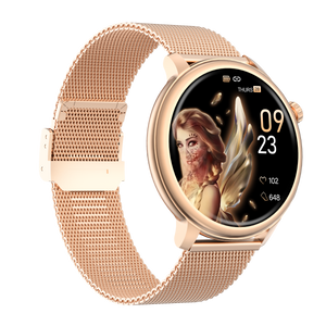 Montre connectée  AMOLED - Edition Saphir- (avec bracelet silicone) coleur Rose Gold