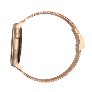 Montre connectée  AMOLED - Edition Saphir- (avec bracelet silicone) coleur Rose Gold