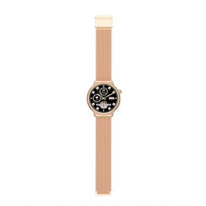 Montre connectée  AMOLED - Edition Saphir- (avec bracelet silicone) coleur Rose Gold