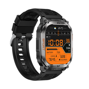 Montre connectée AMOLED  NASA GPS edition Daytona  . écran couleur haute définition de 2,01 pouces 240 x 296 pixels-  avec bracelet silicone