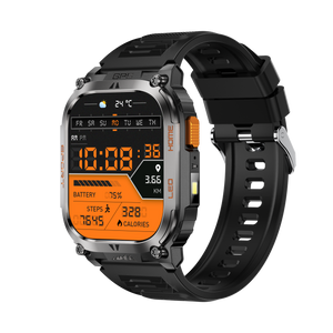 Montre connectée AMOLED  NASA GPS edition Daytona  . écran couleur haute définition de 2,01 pouces 240 x 296 pixels-  avec bracelet silicone