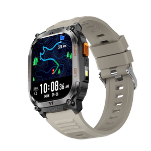 Montre connectée AMOLED  NASA GPS edition Daytona  . écran couleur haute définition de 2,01 pouces 240 x 296 pixels-  avec bracelet silicone