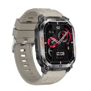 Montre connectée AMOLED  NASA GPS edition Daytona  . écran couleur haute définition de 2,01 pouces 240 x 296 pixels-  avec bracelet silicone