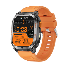 Charger l&#39;image dans la galerie, Montre connectée AMOLED  NASA GPS edition Daytona  . écran couleur haute définition de 2,01 pouces 240 x 296 pixels-  avec bracelet silicone
