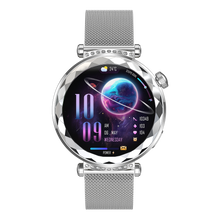 Charger l&#39;image dans la galerie, Montre connectée AMOLED- Edition Zénith  Argent (avec bracelet milanais)
