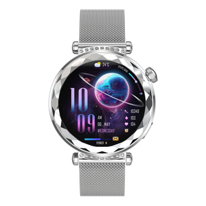 Montre connectée AMOLED- Edition Zénith  Argent (avec bracelet milanais)