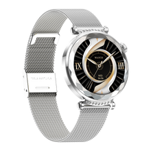 Charger l&#39;image dans la galerie, Montre connectée AMOLED- Edition Zénith  Argent (avec bracelet milanais)
