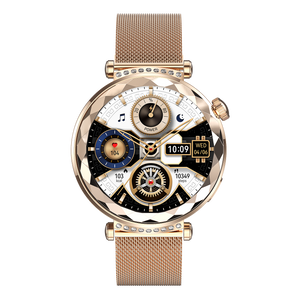Montre connectée AMOLED- Edition Zénith  Argent (avec bracelet milanais)