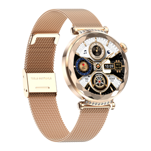 Montre connectée AMOLED- Edition Zénith  Argent (avec bracelet milanais)