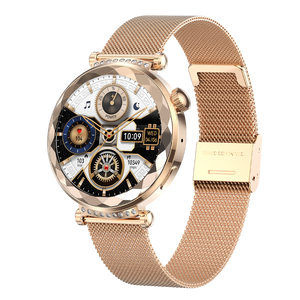 Montre connectée AMOLED- Edition Zénith  Argent (avec bracelet milanais)