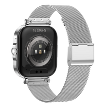 Charger l'image dans la galerie, Montre connectée AMOLED- Edition Véga  (avec bracelet milanais) couleur Argent
